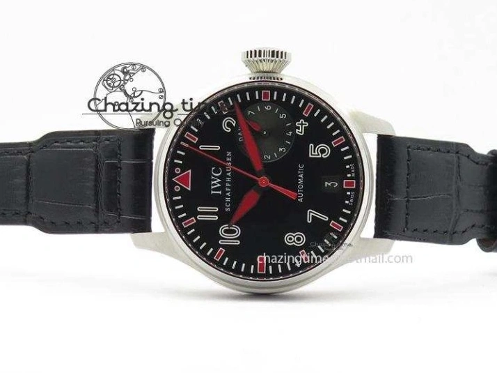 MIROTIME 0501 RelaxedFit Big Pilot Real PR IW500435 “Muhammad Ali” ZF Best Edition On Black Leather Strap A 7295